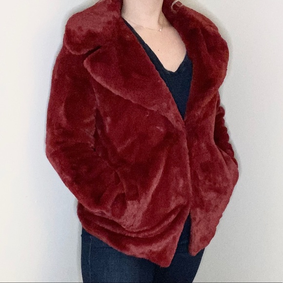 Rachel Zoe faux fur coat!!❤️ - Picture 2 of 3